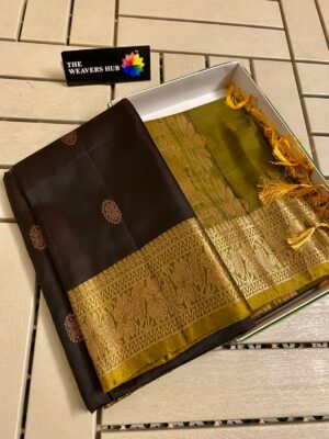 Pure Kanjivaram Silk Sarees With Blouse (20)
