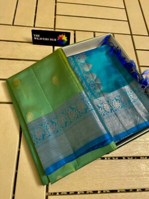 Pure Kanjivaram Silk Sarees With Blouse (23)