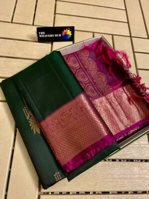 Pure Kanjivaram Silk Sarees With Blouse (5)