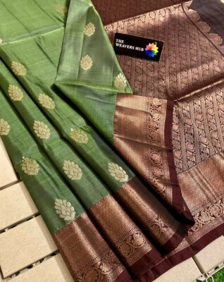 Pure Kanjivaram Silk Sarees With Blouse (6)