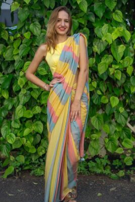 Pure Khadi Cotton Sarees With Blouse (21)