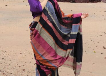 Pure Khadi Cotton Sarees With Blouse (43)