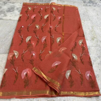 Pure Kota Cotton Embroidary Sarees (10)