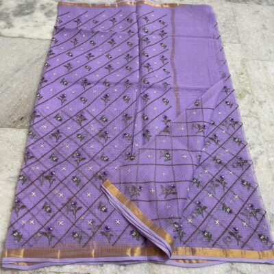Pure Kota Cotton Embroidary Sarees (12)