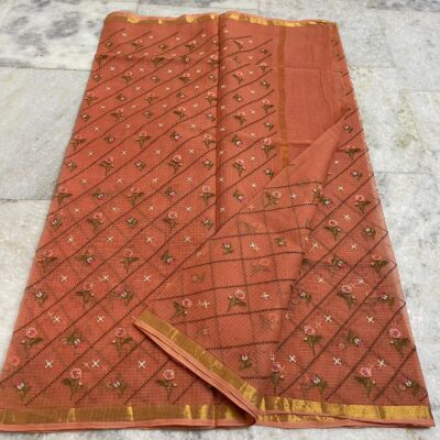 Pure Kota Cotton Embroidary Sarees (13)