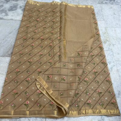Pure Kota Cotton Embroidary Sarees (14)