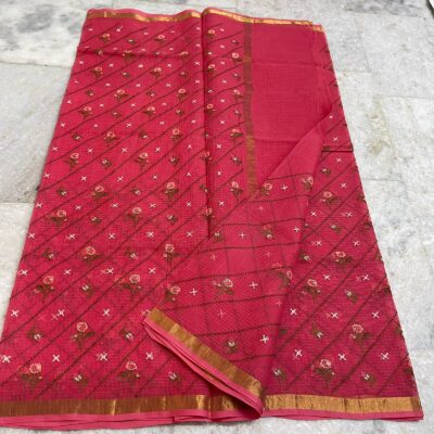 Pure Kota Cotton Embroidary Sarees (15)