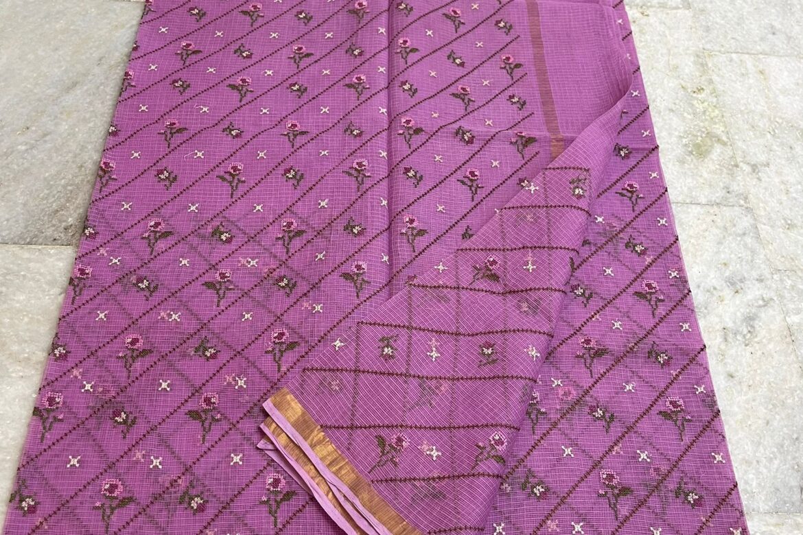 Pure Kota Cotton Embroidary Sarees (16)