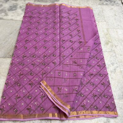 Pure Kota Cotton Embroidary Sarees (16)