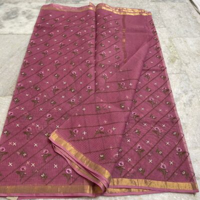 Pure Kota Cotton Embroidary Sarees (17)