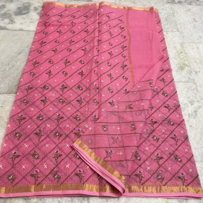 Pure Kota Cotton Embroidary Sarees (18)