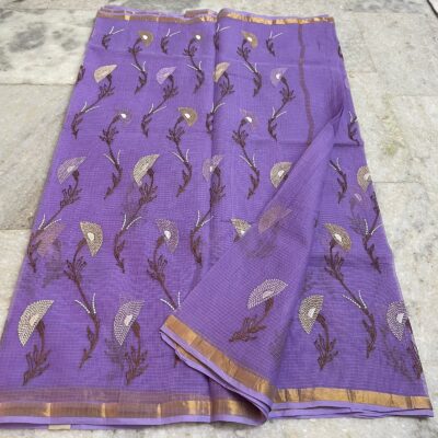 Pure Kota Cotton Embroidary Sarees (2)
