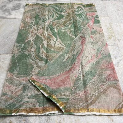 Pure Kota Cotton Sarees With Marble Dye (1)