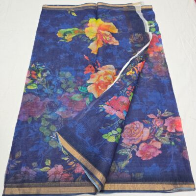 Pure Kota Cotton Sarees With Printed Sarees (1)