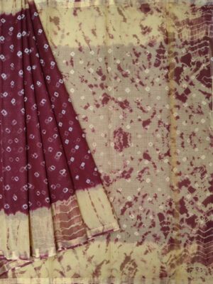 Pure Kota Cotton Sarees With Shibori Prints (2)
