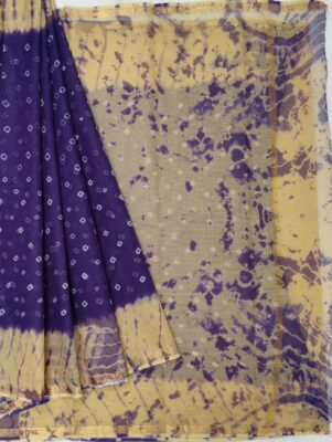Pure Kota Cotton Sarees With Shibori Prints (5)