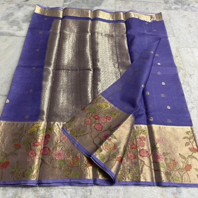Pure Kota Silk Sarees With Weaving Border (6)