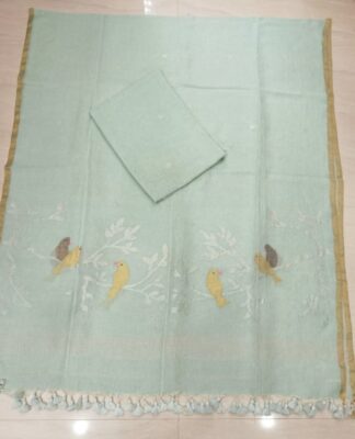 Pure Linen Top And Dupatta Sets (3)
