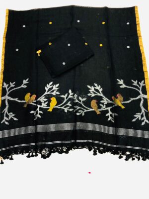 Pure Linen Top And Dupatta Sets (6)