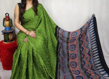 Pure Modal Silk Ajrakh Sarees (5)