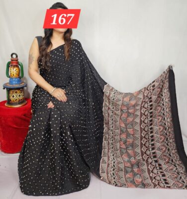 Pure Modal Silk Ajrakh Sarees (8)
