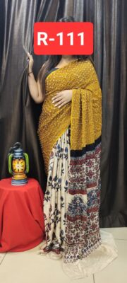 Pure Modal Silk Ajrakh With Bandini Sarees (13)