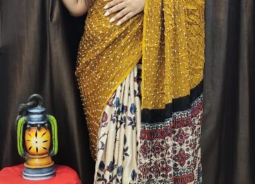 Pure Modal Silk Ajrakh With Bandini Sarees (13)