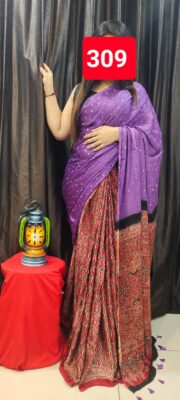 Pure Modal Silk Ajrakh With Bandini Sarees (30)