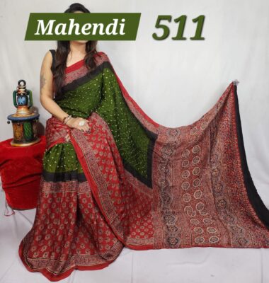 Pure Modal Silk Vegetable Dye Sarees (14)