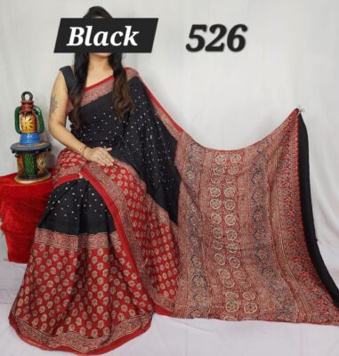 Pure Modal Silk Vegetable Dye Sarees (15)
