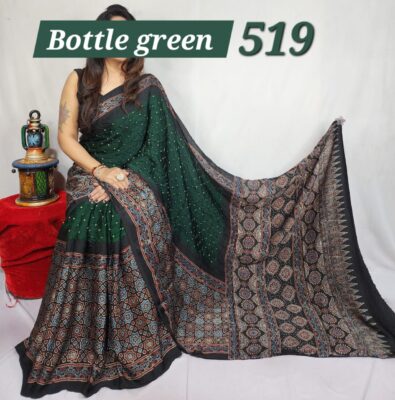 Pure Modal Silk Vegetable Dye Sarees (21)