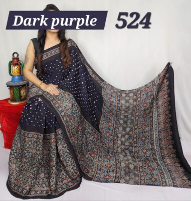 Pure Modal Silk Vegetable Dye Sarees (22)