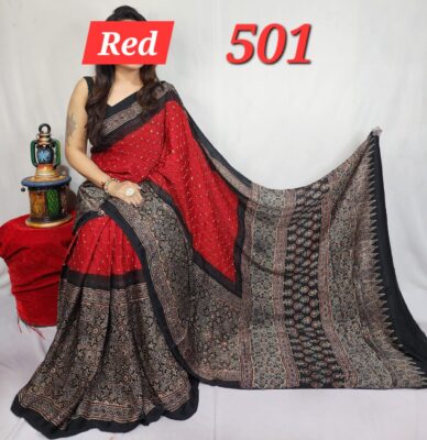 Pure Modal Silk Vegetable Dye Sarees (8)