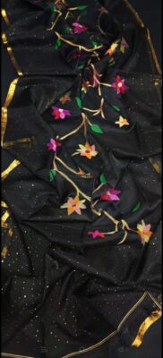 Pure Muslin Silk Jamdhani Sarees (1)