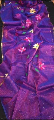 Pure Muslin Silk Jamdhani Sarees (2)