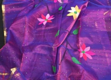 Pure Muslin Silk Jamdhani Sarees (2)