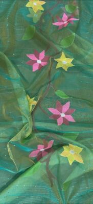 Pure Muslin Silk Jamdhani Sarees (3)