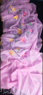 Pure Muslin Silk Jamdhani Sarees (7)
