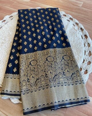 Pure Soft Khadi Crepe Silk Sarees (2)