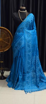 Pure Tussar Jamdhani Sarees With Blouse (1)