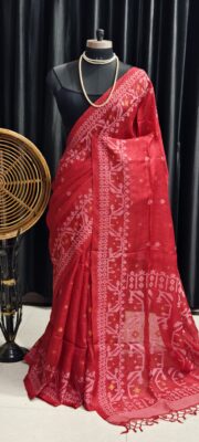 Pure Tussar Jamdhani Sarees With Blouse (10)