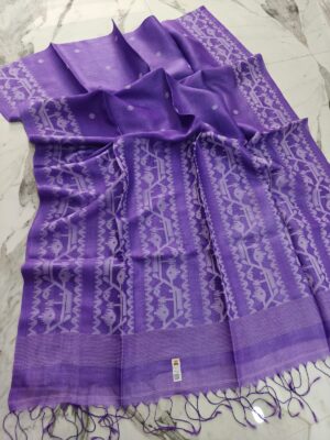 Pure Tussar Jamdhani Sarees With Blouse (10)