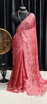 Pure Tussar Jamdhani Sarees With Blouse (12)