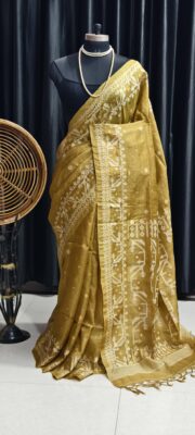 Pure Tussar Jamdhani Sarees With Blouse (14)