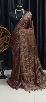 Pure Tussar Jamdhani Sarees With Blouse (15)