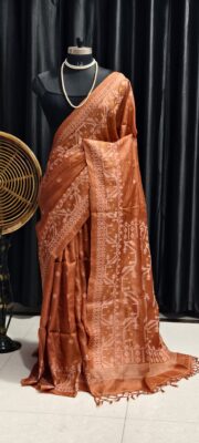 Pure Tussar Jamdhani Sarees With Blouse (2)