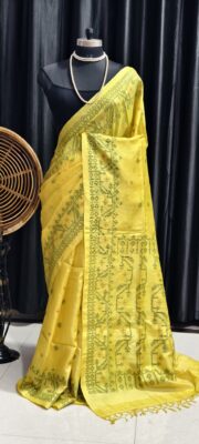 Pure Tussar Jamdhani Sarees With Blouse (3)