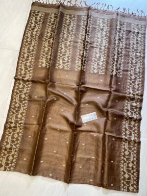 Pure Tussar Jamdhani Sarees With Blouse (3)