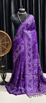 Pure Tussar Jamdhani Sarees With Blouse (4)