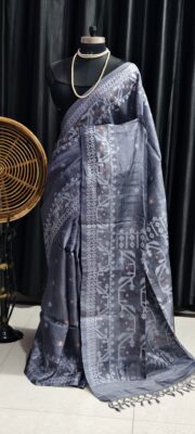 Pure Tussar Jamdhani Sarees With Blouse (5)